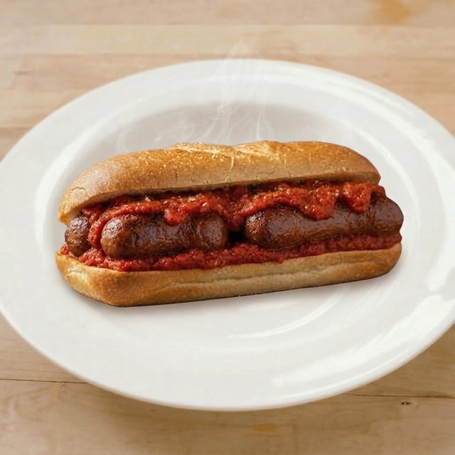 Sweet Italian Sausage Sub.