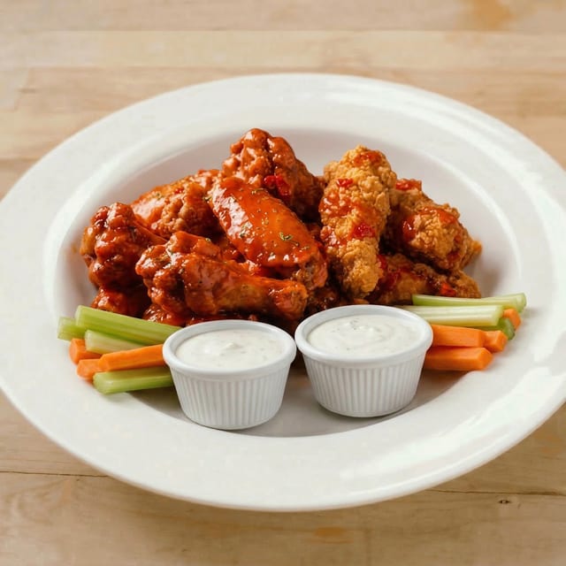 Buffalo Style Wings.