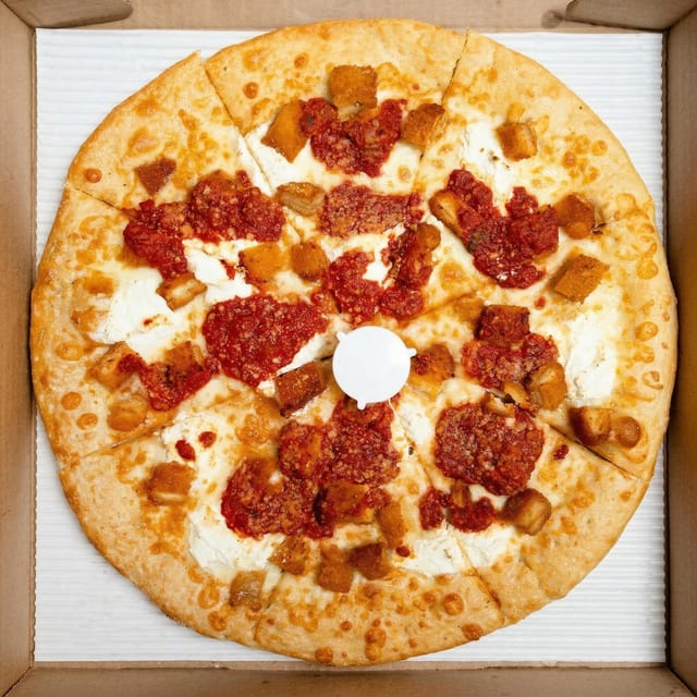 Chicken Parmigiana Pizza.
