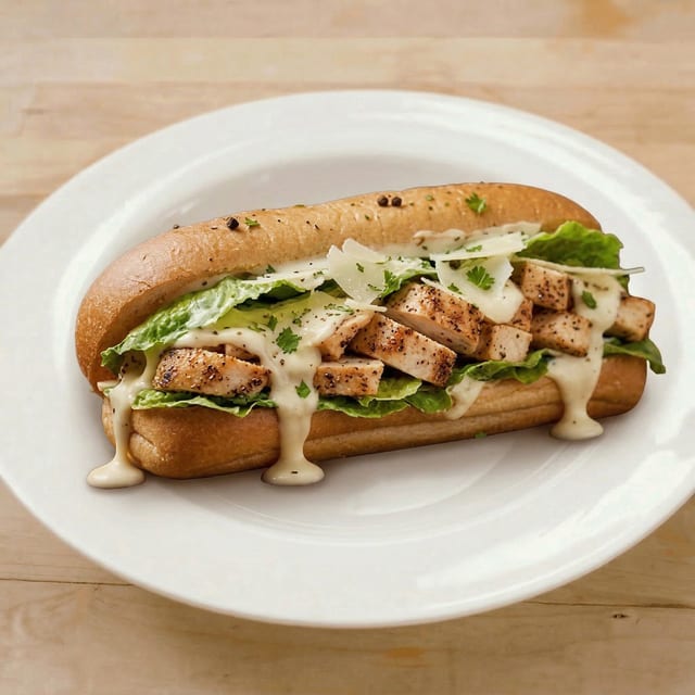 Caesar Chicken Cheese Steak.