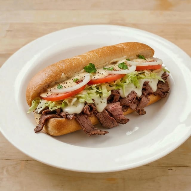 Hoagie Cheese Steak.
