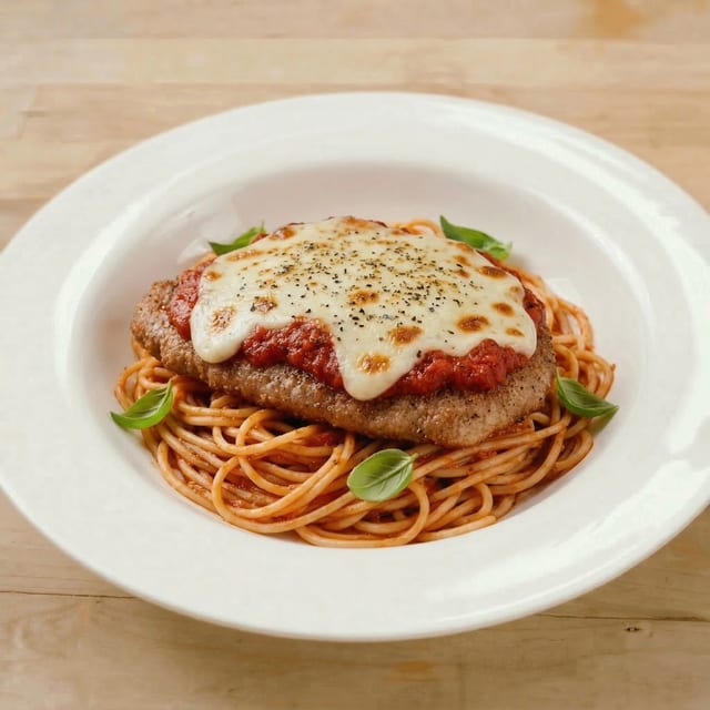 Veal Parmigiana.