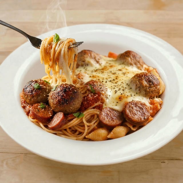 Spaghetti or Ziti.