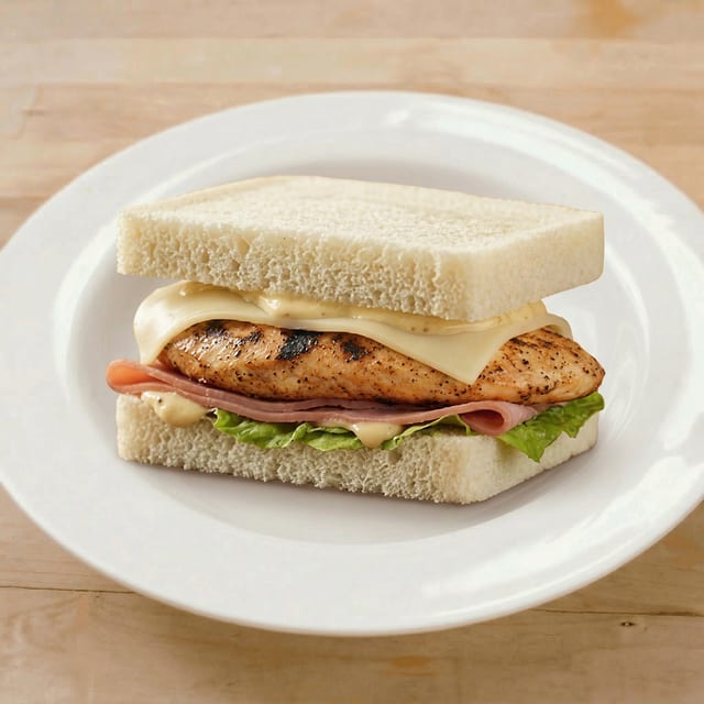 Chicken Cordon Bleu Sandwich.