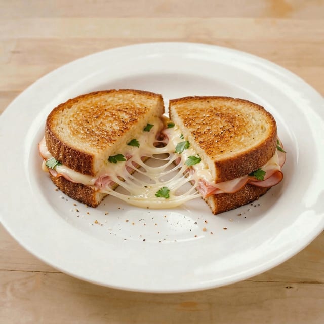 Chicken Cordon Bleu Grilled Cheese.