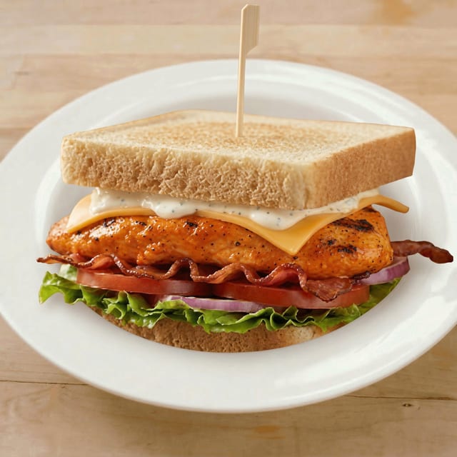 Buffalo Grilled Chicken Sandwich.