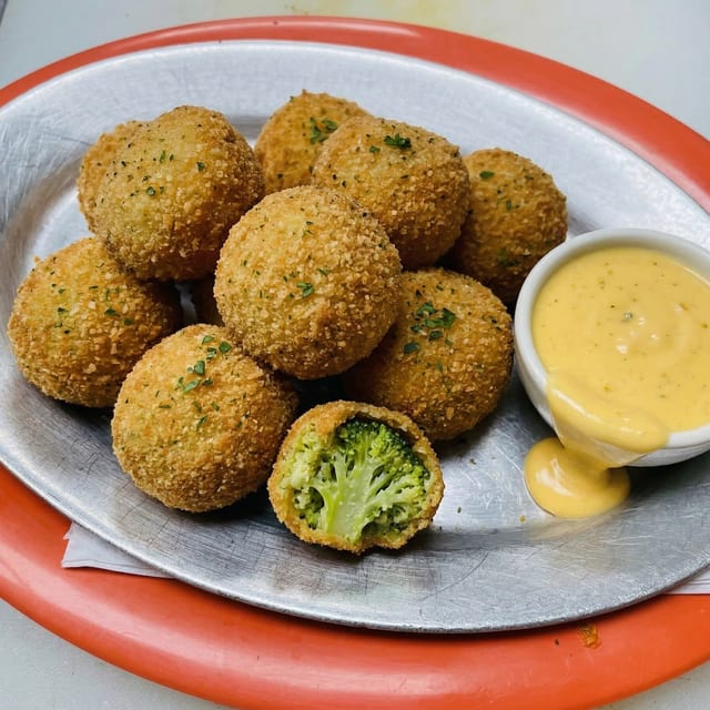 Breaded Broccoli Bites.