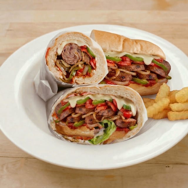 Boardwalk Style Sausage Sub.