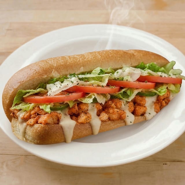 Chicken Cutlet Hoagie.