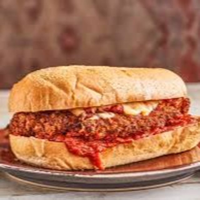 Grilled Chicken Parm Sandwich.