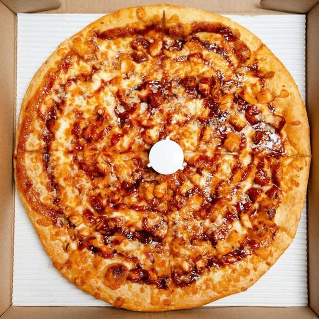 BBQ Chicken Pizza.