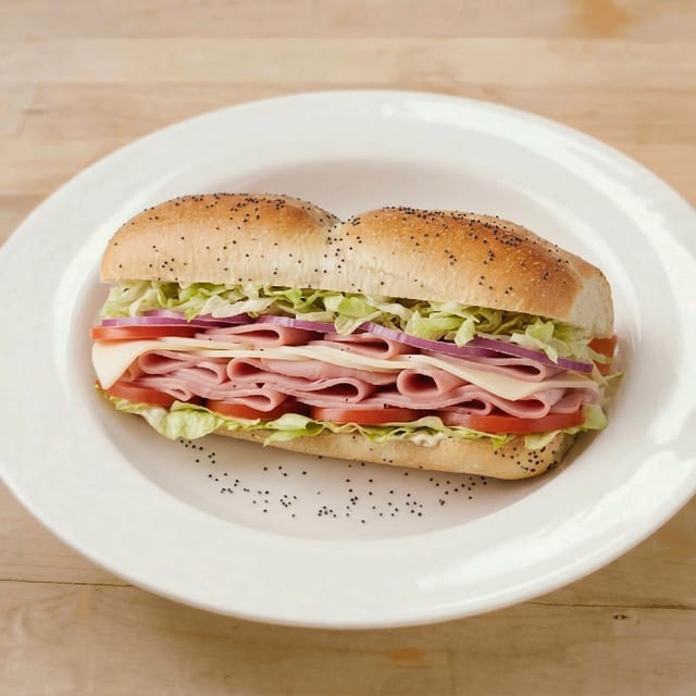 Ham and Cheese Hoagie.