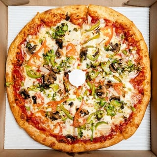 Veggie Works Pizza