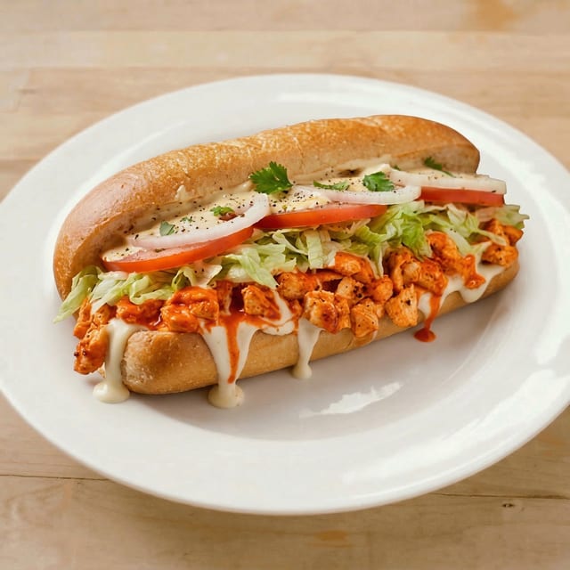 Buffalo Chicken Cheese Steak.