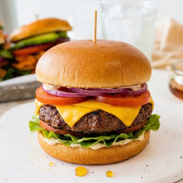 1/2 Lb Cheeseburger.