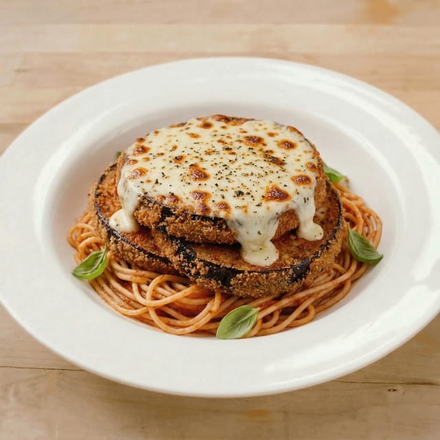Eggplant Parmigiana.