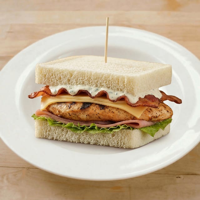 Chicken Bacon Ranch Sandwich.